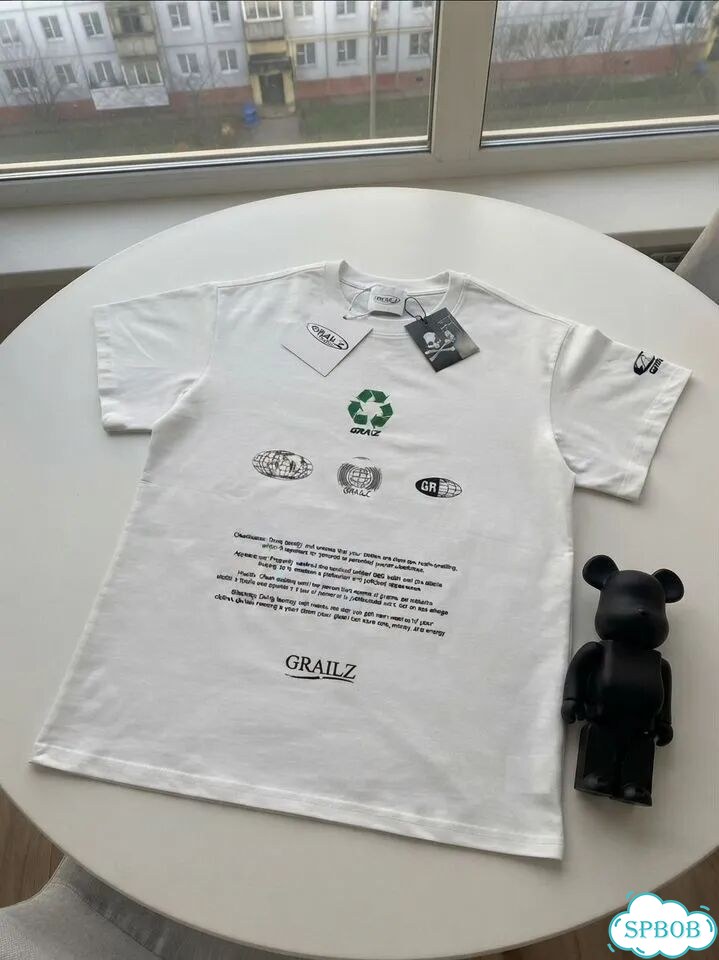 Футболка Grailz project recycle белая фото 1