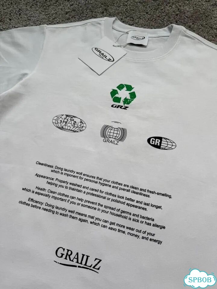 Футболка Grailz project recycle белая фото 3
