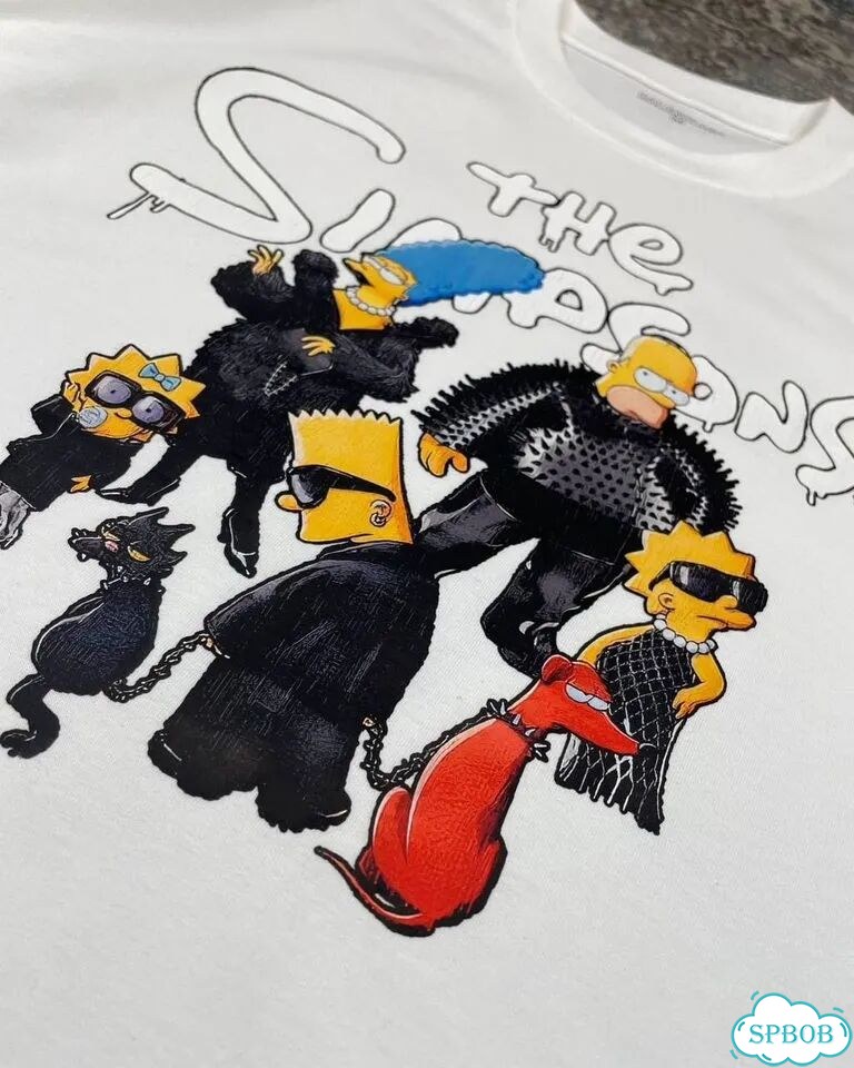 Футболка Balenciaga x The Simpsons фото 2