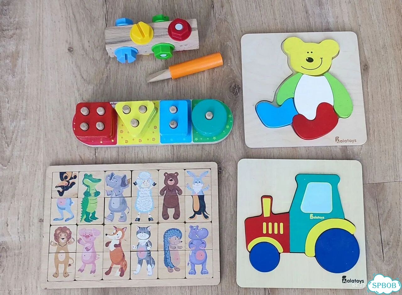 Деревянные развивающие игрушки фото 1
