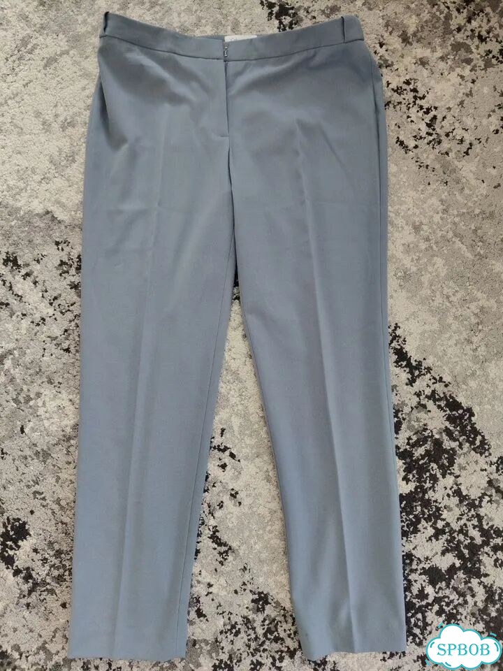 Брюки женские Calvin Klein high 2-44 серо-голубые фото 1