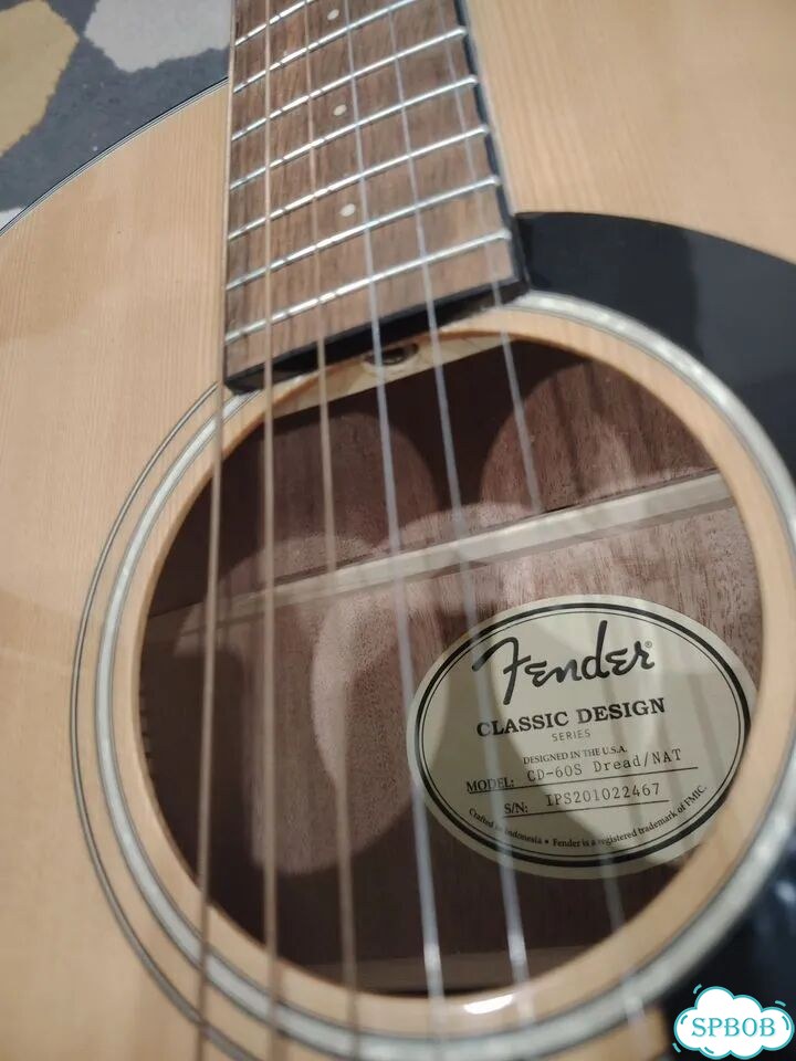 Акустическая гитара fender cd 60s фото 2