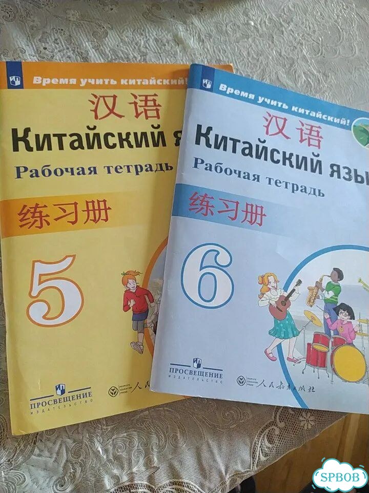 Китайский язык рабочая тетрадь 5,6 класс фото 1
