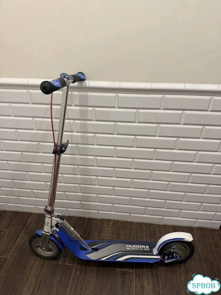 Cамокат hudora big wheel 205 фото 3