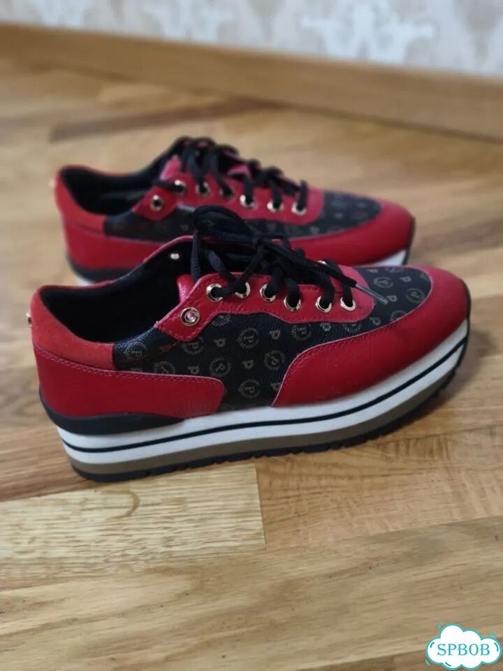 Кожаные кроссовки Pollini фото 1