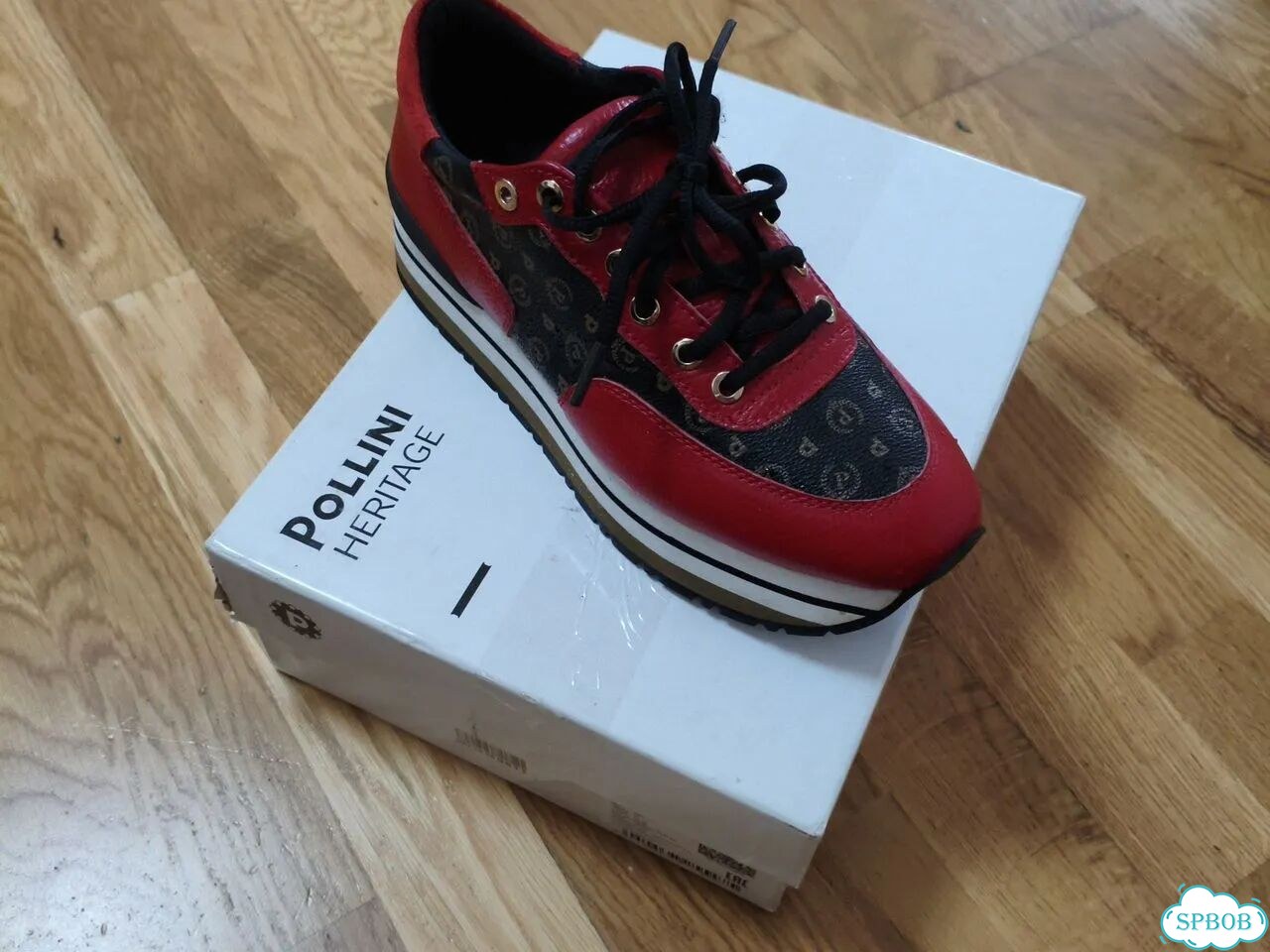 Кожаные кроссовки Pollini фото 5