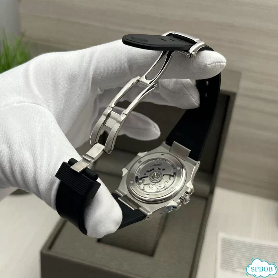 Seiko Nautilus Black Rubber Mod фото 4