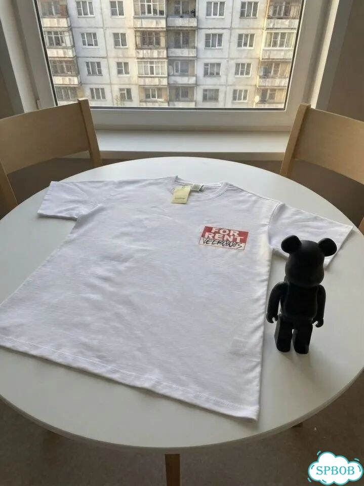 Футболка Vetements for rent белая фото 1