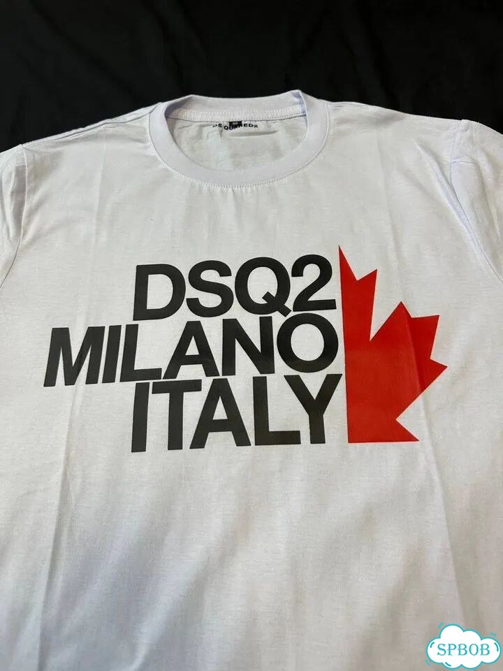 Футболка dsquared2 Milano Italy белая фото 7