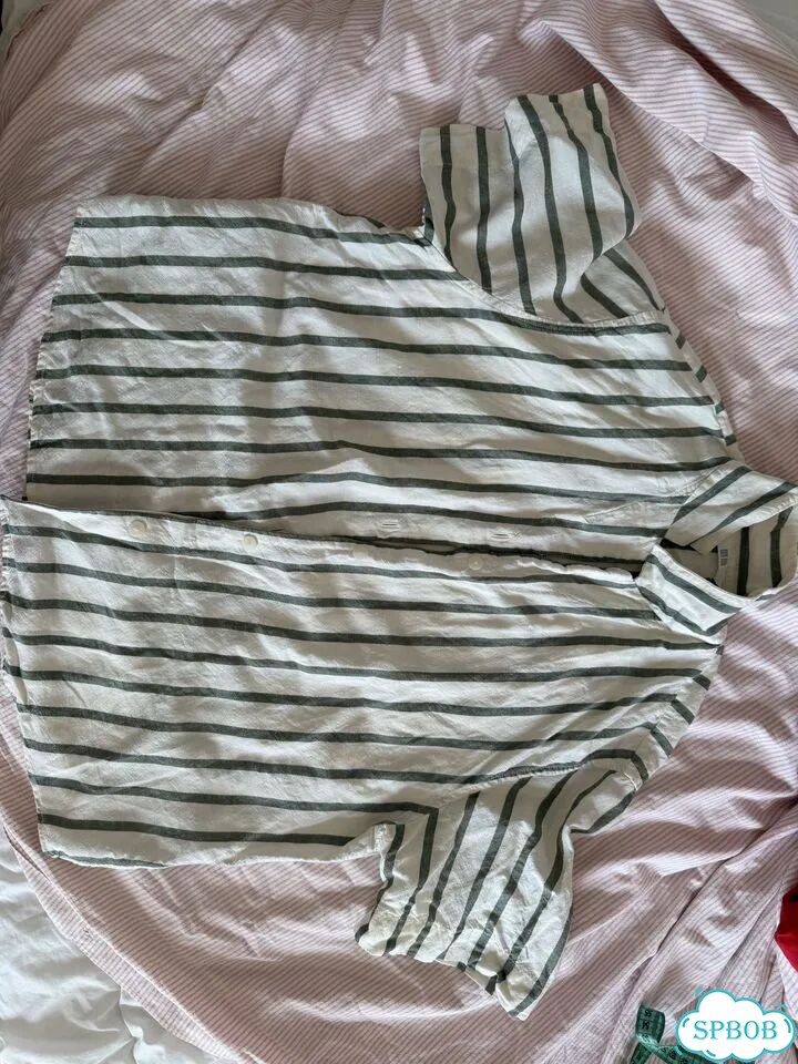 Рубашка женская лен uniqlo фото 2