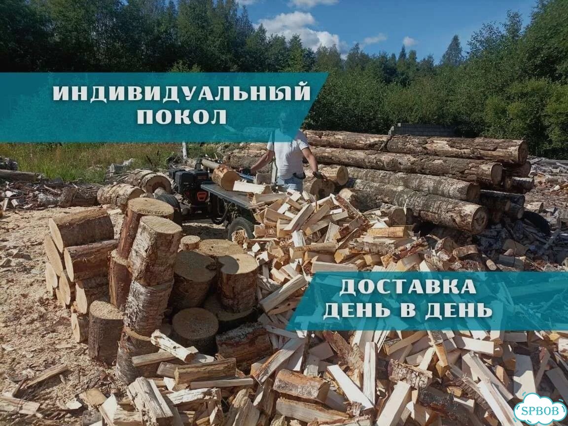 Дрова колотые березовые фото 1