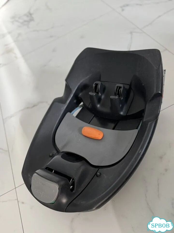 Автолюлька cybex aton 4 automn gold с базой фото 4
