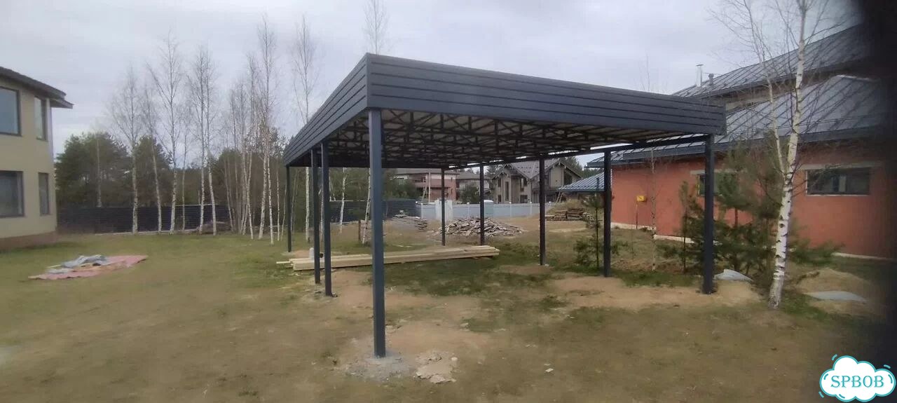 Навес в стиле Лофт фото 3