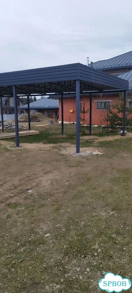Навес в стиле Лофт фото 4