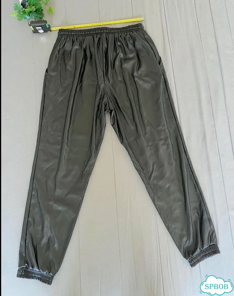 Брюки женские из экокожи фото 3