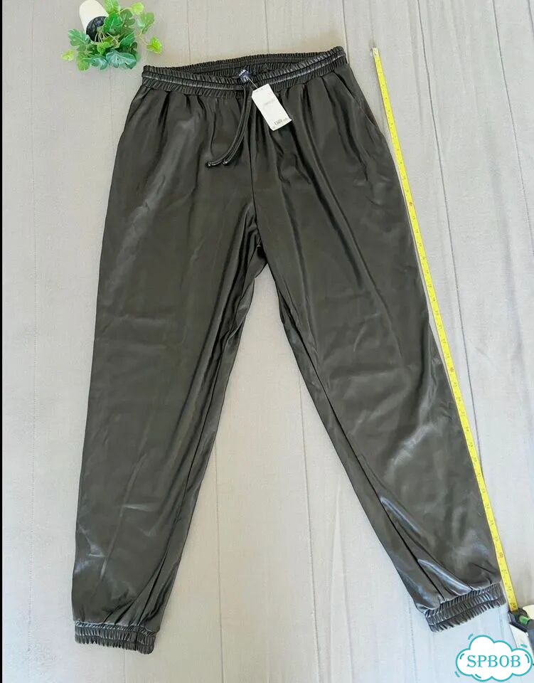 Брюки женские из экокожи фото 4