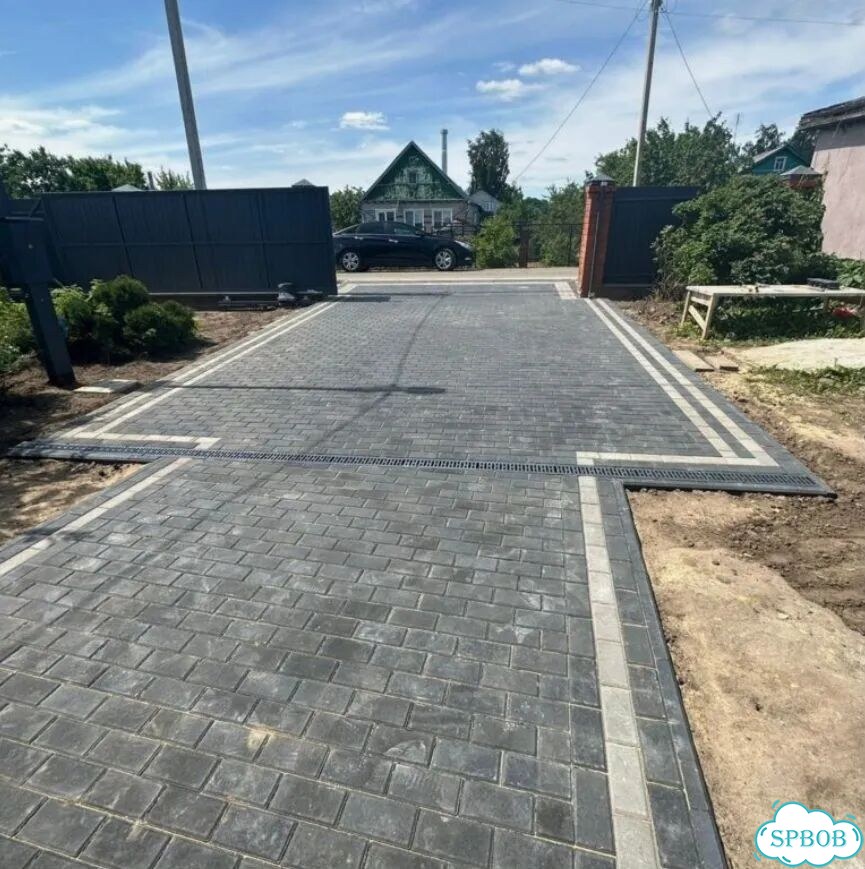 Парковки, заезды для авто, дорожки фото 8