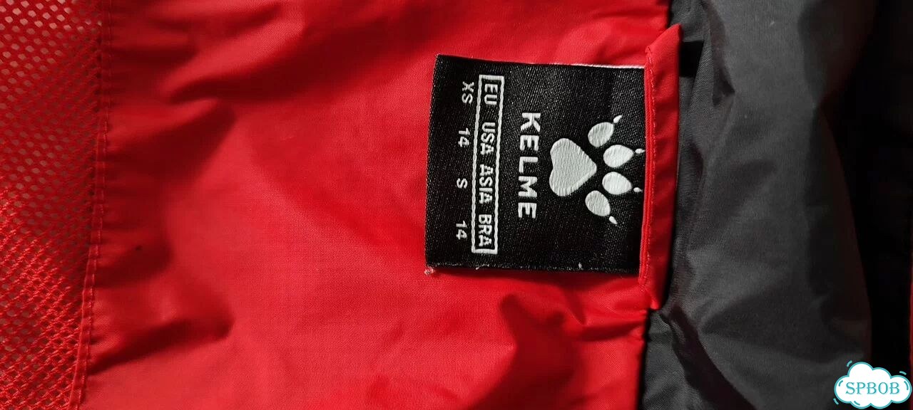 Ветровка kelme красная 165 рост фото 8