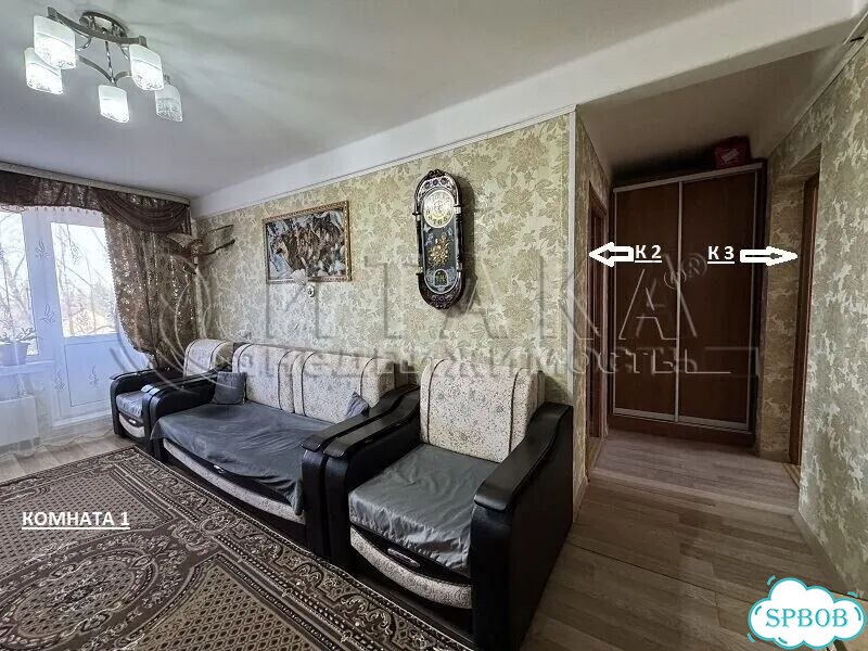 3-к. квартира, 59,3 м², 3/5 эт. фото 8