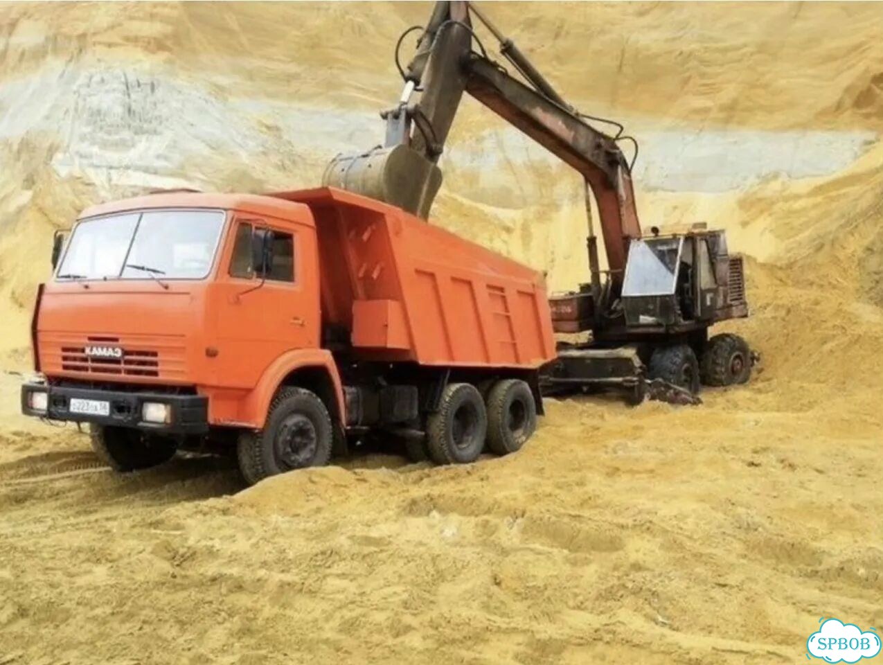 Песок Карьерный Намывной Сяный все виды/Доставка фото 7