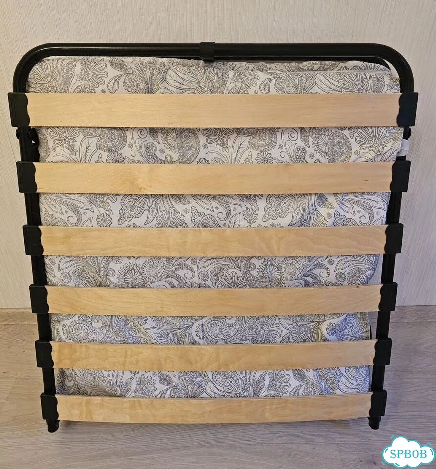 Раскладушка с матрасом и подушкой фото 5