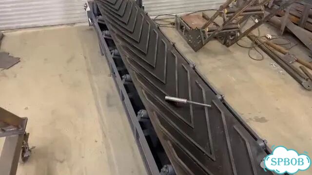 Транспортер L-форма шеврон (елочка). Модульная сборка фото 2