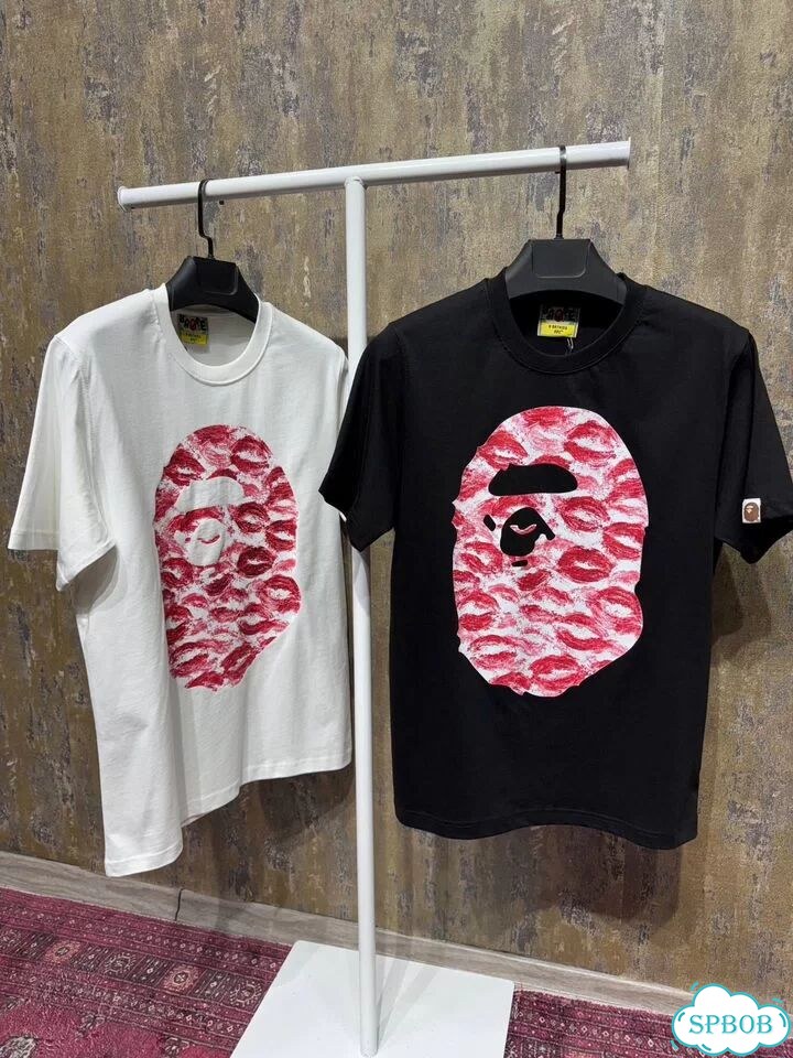 Футболка Bape Kiss с поцелуями фото 1