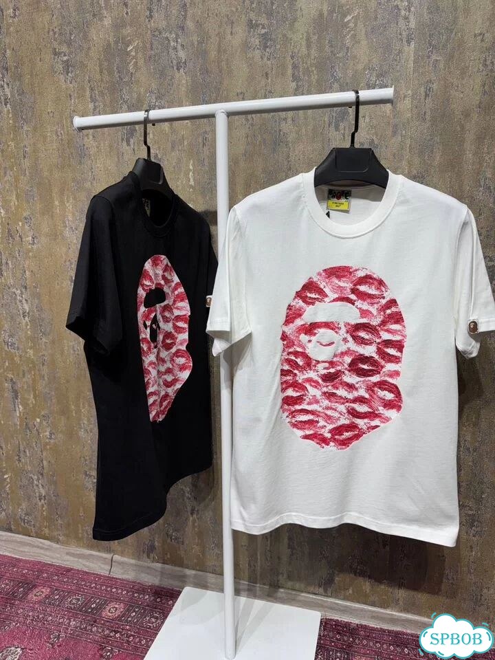 Футболка Bape Kiss с поцелуями фото 2