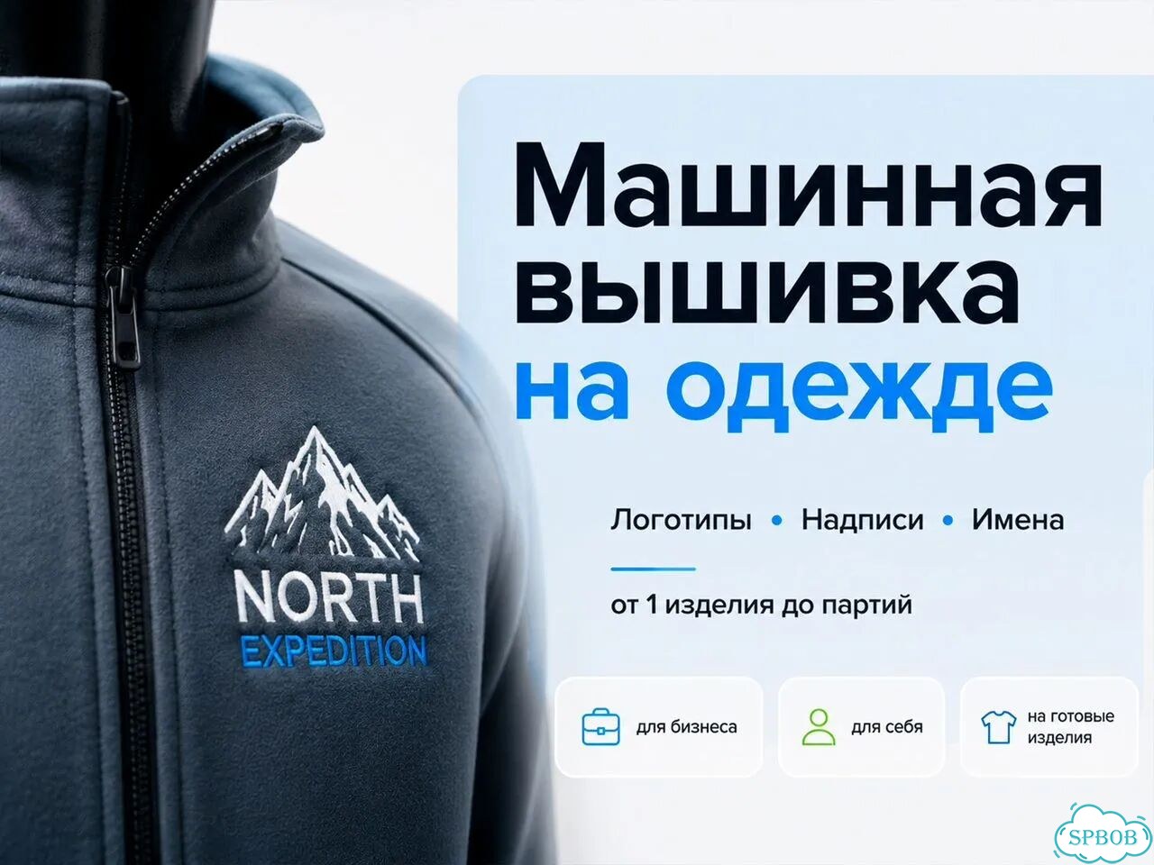 Машинная вышивка на Одежде / от 5 шт фото 1