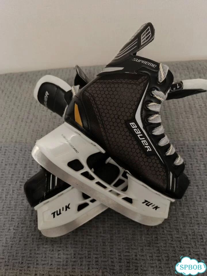 Коньки хоккейные детские bauer 33,5 фото 3