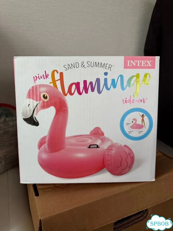 Надувной плот фламинго Intex фото 1