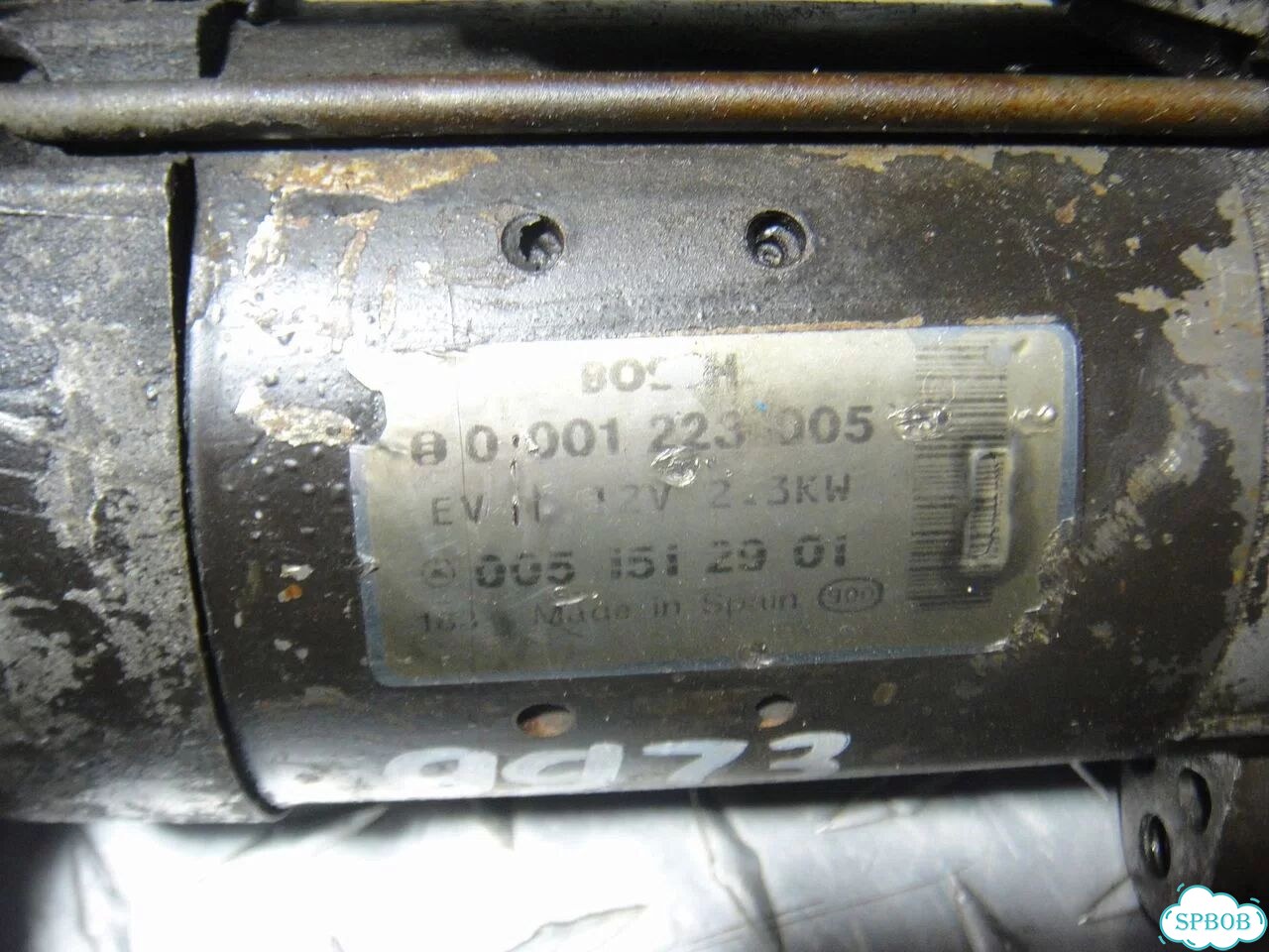 Стартер Mercedes OM611 OM612 OM613 OM646 OM647 фото 2