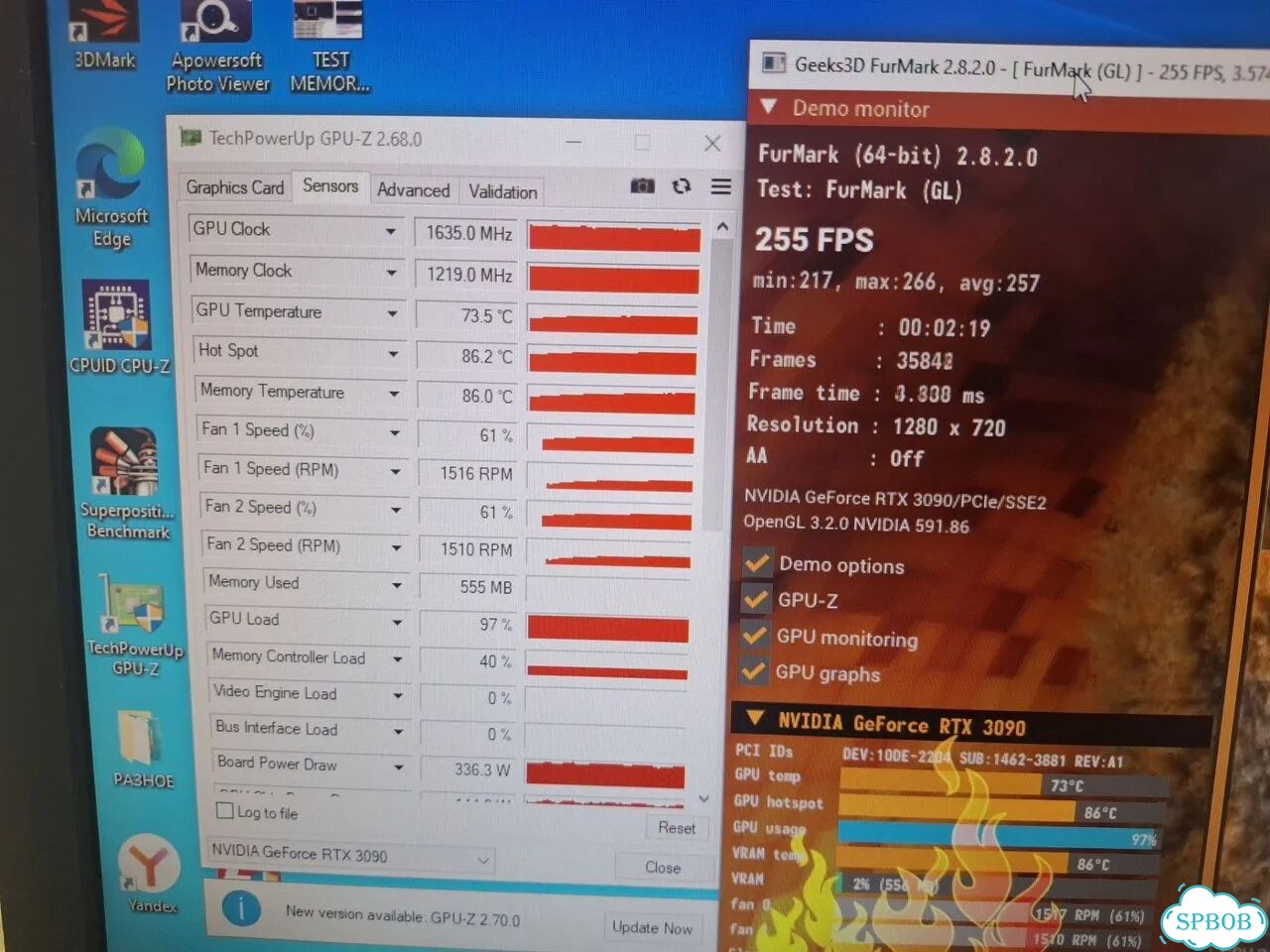 MSI GeForce RTX 3090 ventus 3X OC фото 2