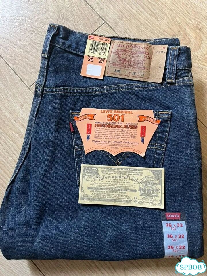 Джинсы Levis 501 W36 L32 Made in USA '99 фото 1
