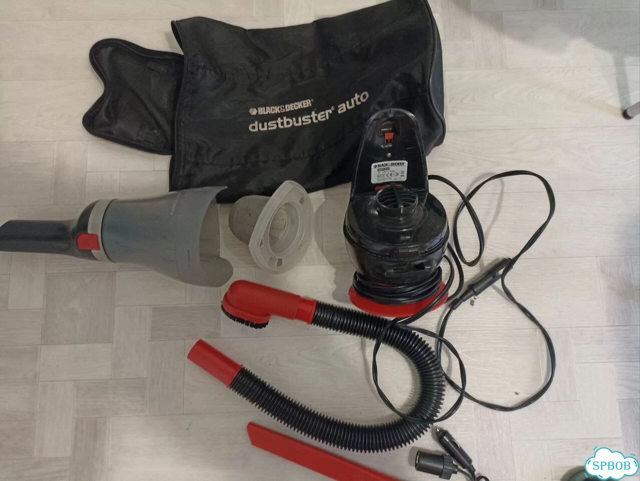 Автомобильный пылесос black decker adv1220 фото 3