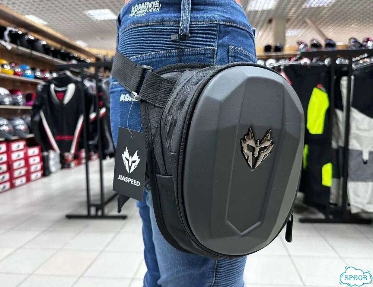 Сумка на бедро мотосумка для мотоцикла каркасная фото 4