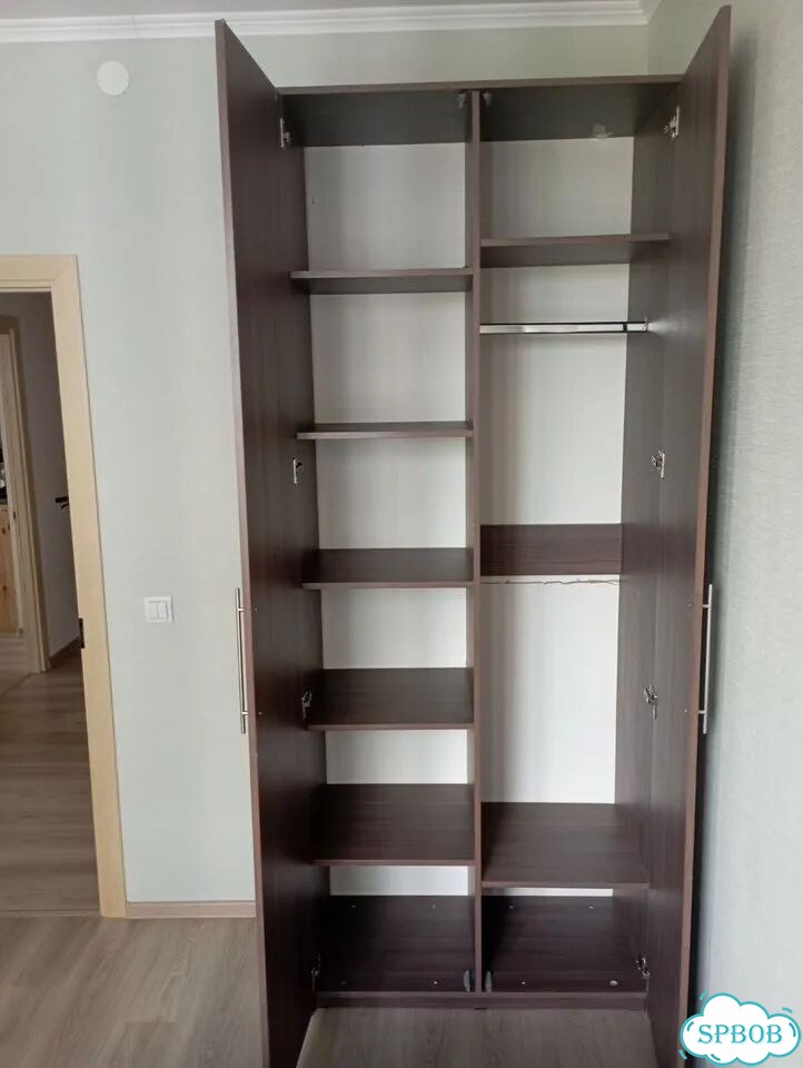 Шкаф распашной двухстворчатый фото 4