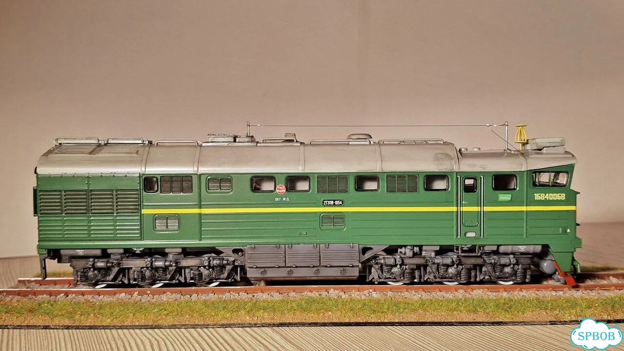 Наши поезда 2тэ116 Modimio 1:87 фото 5