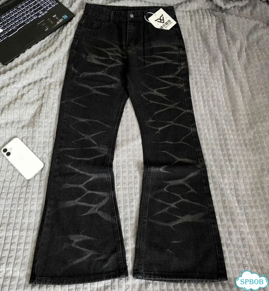Bootcut джинсы jaded london flared indie sleaze фото 2