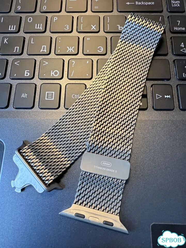 Ремешок Apple Ultra Titanium Milanese Loop L фото 1