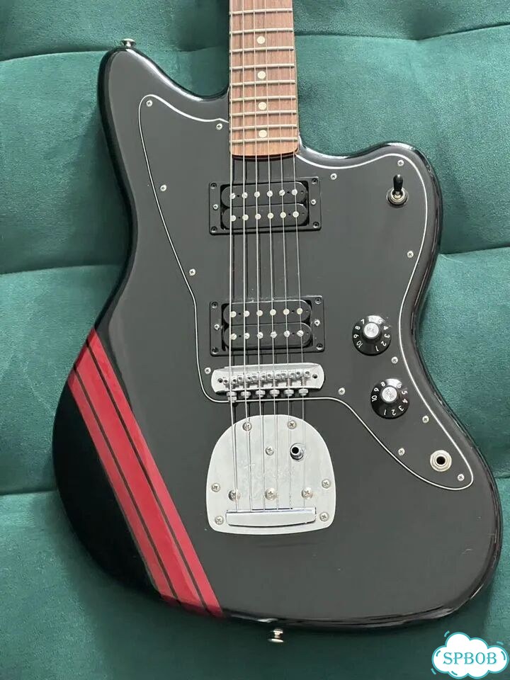 Электрогитара fender jazzmaster hh blacktop mim фото 1