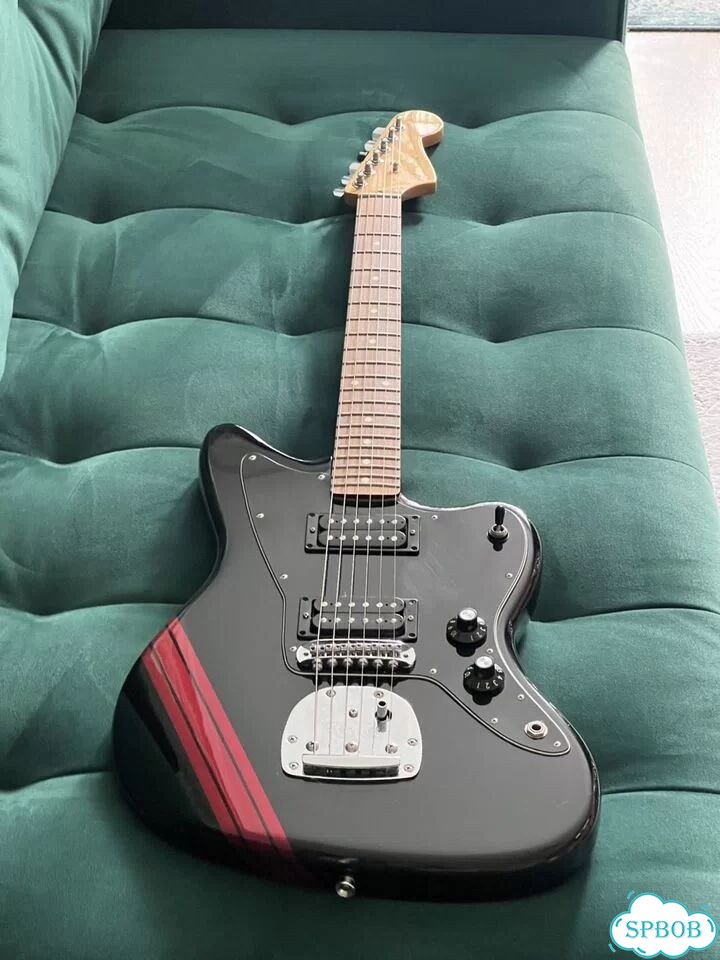 Электрогитара fender jazzmaster hh blacktop mim фото 2