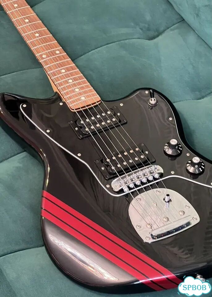 Электрогитара fender jazzmaster hh blacktop mim фото 3