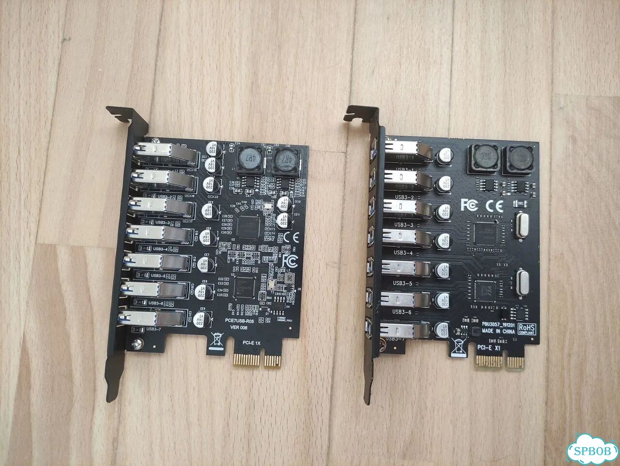 Плата расширения адаптер USB 3.0 на 7 портов PCI фото 1