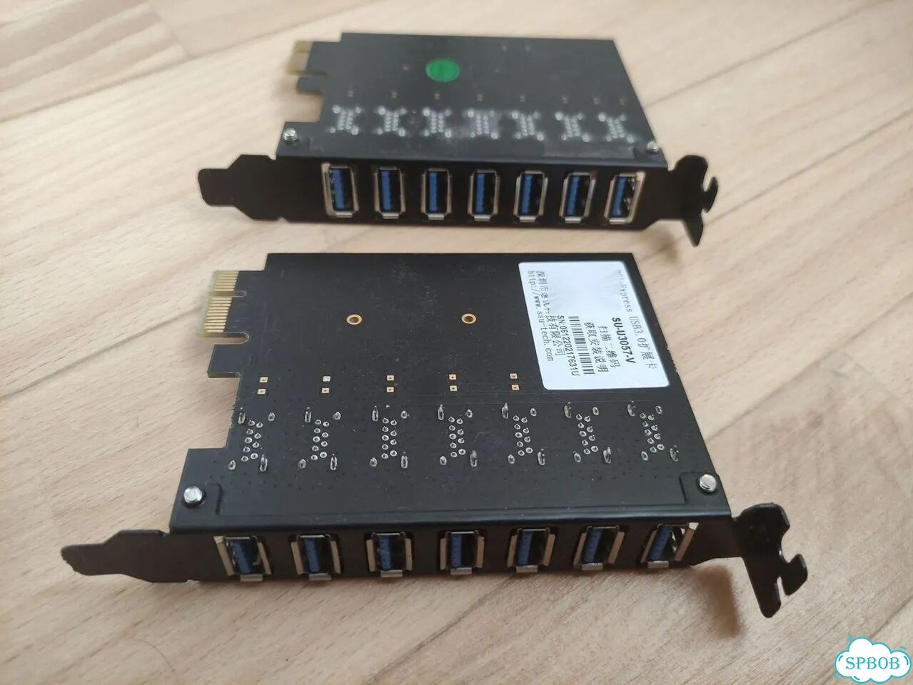 Плата расширения адаптер USB 3.0 на 7 портов PCI фото 3