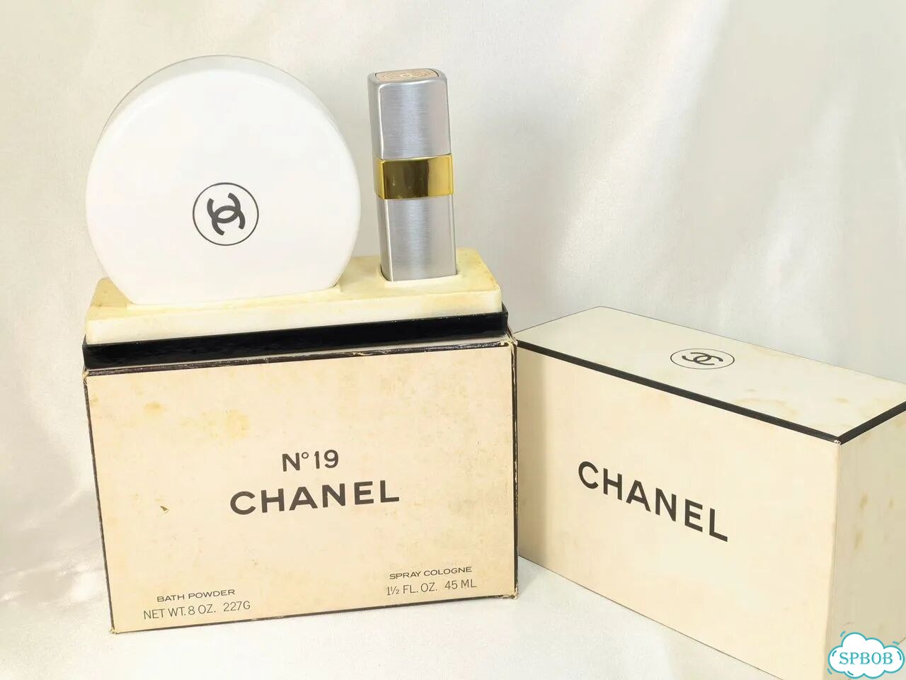 Набор Chanel 19 EDC 45 мл + пудра 227 г винтаж фото 1