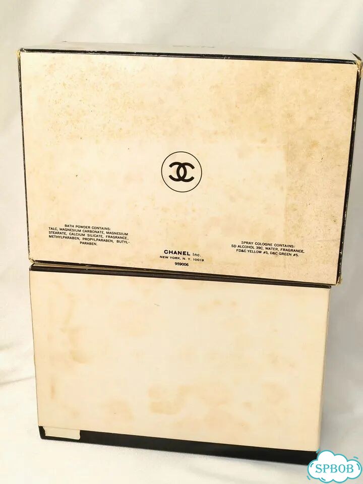 Набор Chanel 19 EDC 45 мл + пудра 227 г винтаж фото 8