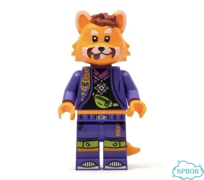 Минифигурка lego vid017 Red Panda Dancer, Series 1 фото 1