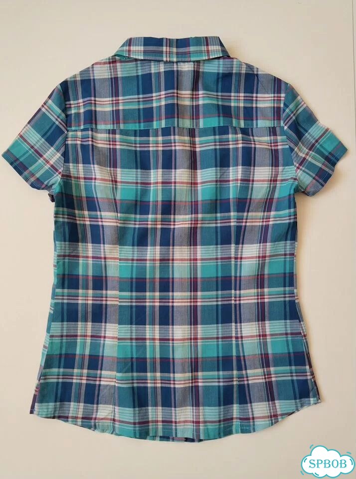 Рубашка в клетку лонгсливы H&M La Redoute Okay фото 4