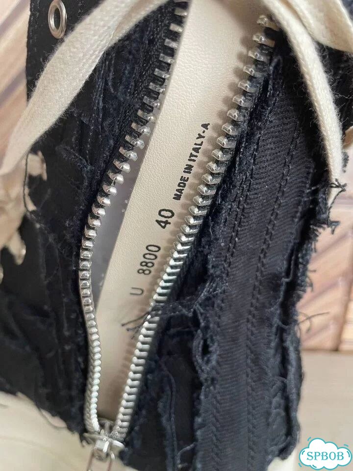 Rick owens ramones Double bumper slashed фото 6